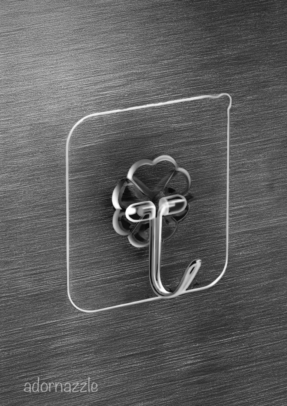 10 Adet Kapı Duvar Askısı, kendinden yapışkanlı şeffaf askı, güçlü kapı askısı,6x6cm